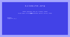 Desktop Screenshot of kilobite.org